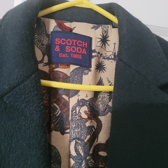 Scotch amd soda wool jacket in dark green - Picture 2 of 3